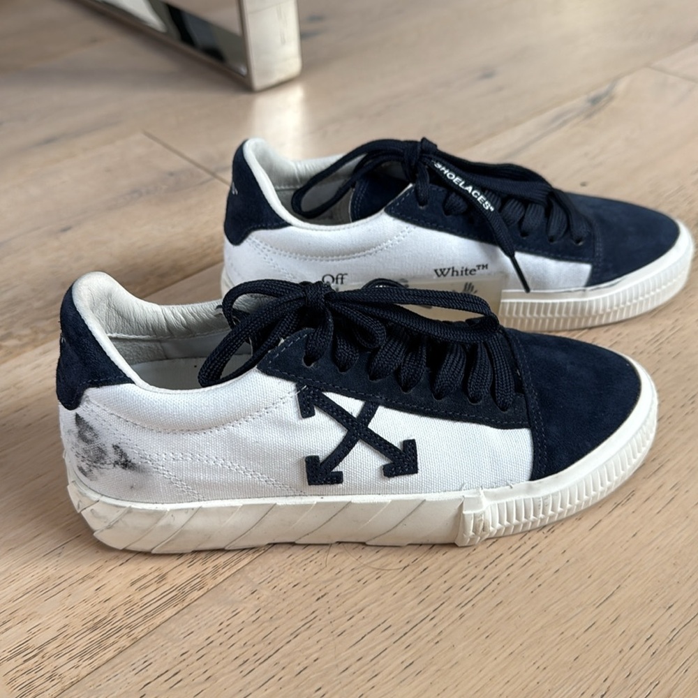 off white vulcanized low blue - Picture 4 of 10